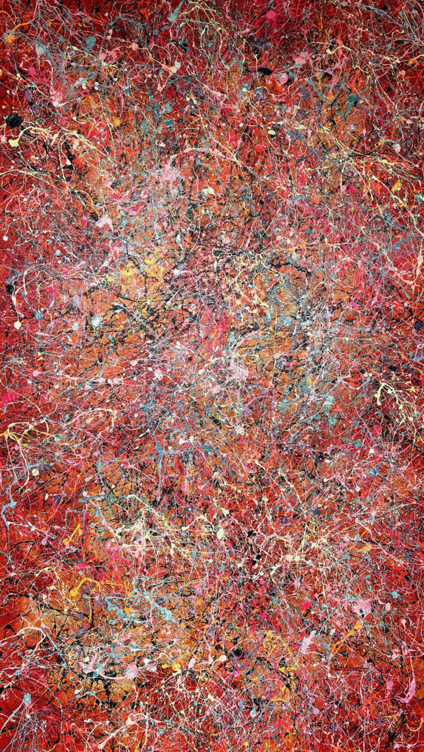 Vibrant autumn N.10. Pictura abstractă contemporană. - imagine 2