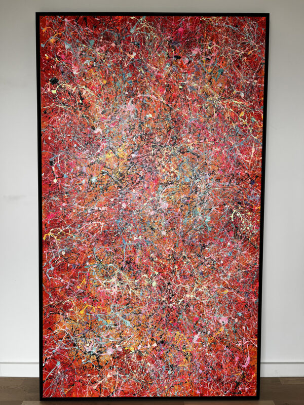 Vibrant autumn N.10. Pictura abstractă contemporană. - imagine 4